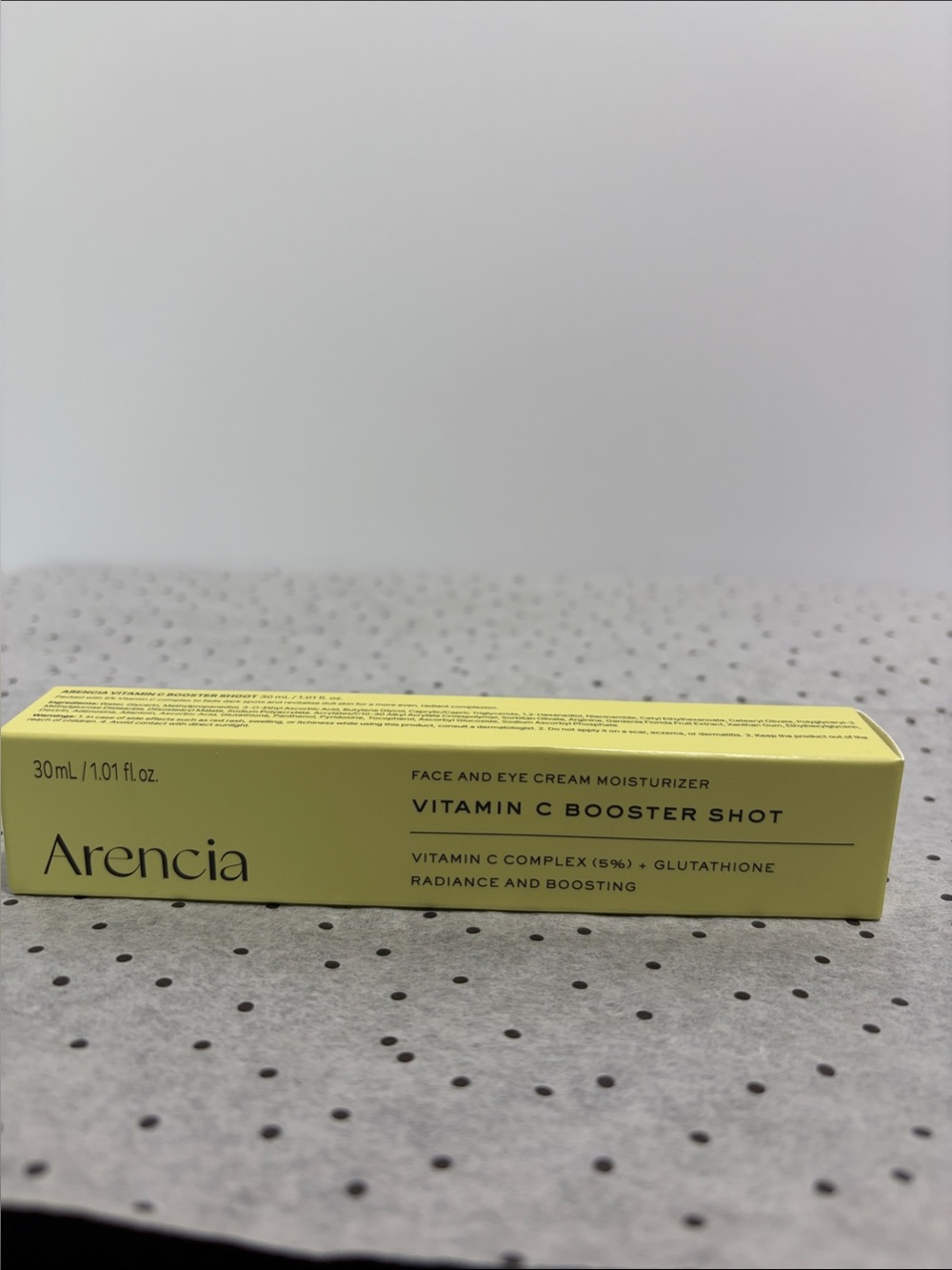 Arencia Vitamin C Booster Shot Face & Eye Cream - Yellow